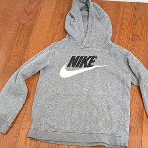Nike Kids Heather Gray Hoodie
